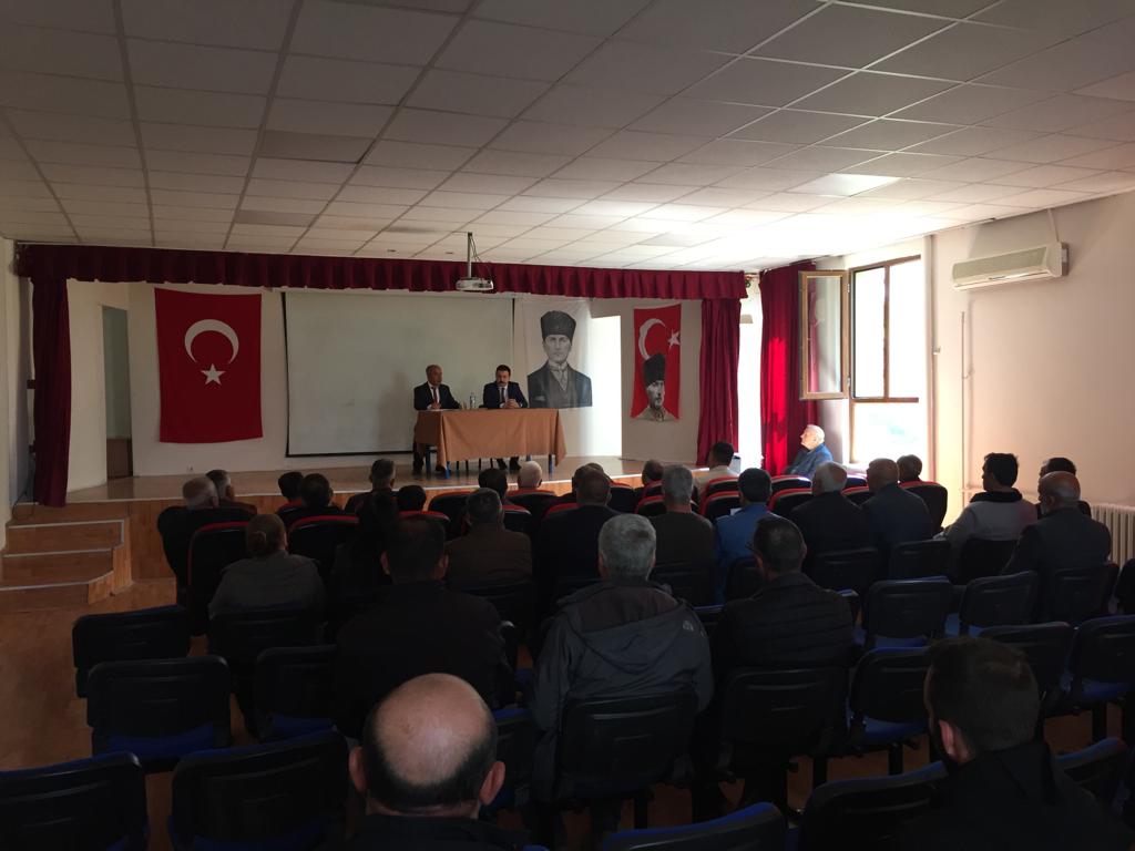  İlçemiz K.H.G.B.'nin 2023 Nisan Ayı Olağan Meclis Toplantısı ile Muhtarlar Toplantısı Yapıldı.