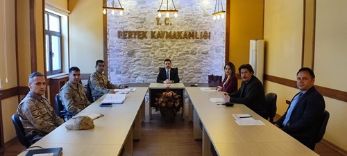İLÇEMİZDE SEÇİM GÜVENLİĞİ TOPLANTISI YAPILDI.